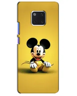 Чехол для Huawei Mate 20 Pro (LYA-L09, LYA-L29) с картинкой «Микки на желтом»