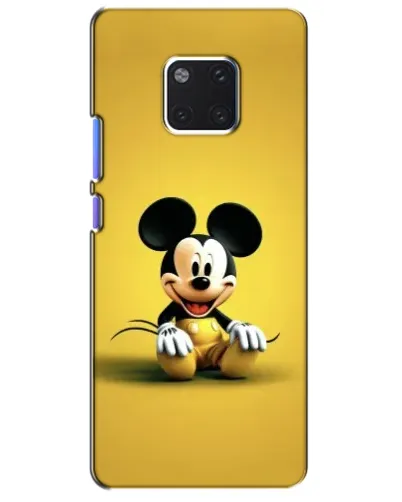 Чехол для Huawei Mate 20 Pro (LYA-L09, LYA-L29) с картинкой «Микки на желтом»