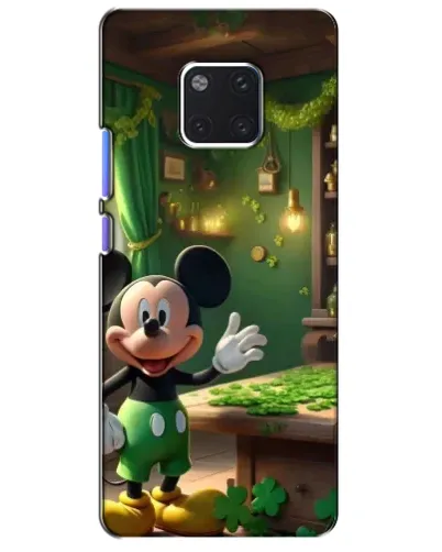 Чехол для Huawei Mate 20 Pro (LYA-L09, LYA-L29) с картинкой «Микки в мастерской»