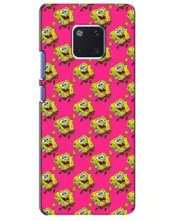Чехол для Huawei Mate 20 Pro (LYA-L09, LYA-L29) с картинкой «Розовый паттерн»