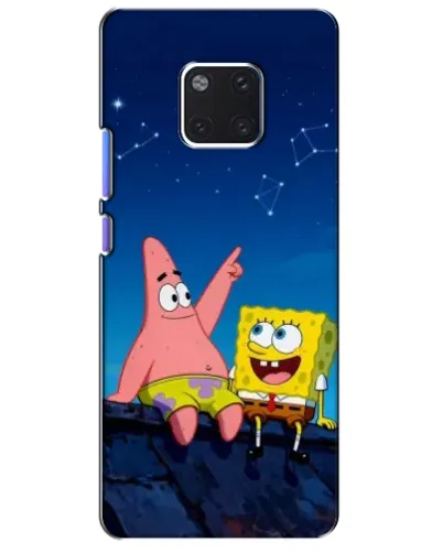 Чехол для Huawei Mate 20 Pro (LYA-L09, LYA-L29) с картинкой «Губка Боб и Патрик ночью» Чехол для Huawei Mate 20 Pro (LYA-L09, LYA-L29) с картинкой «Губка Боб и Патрик ночью»