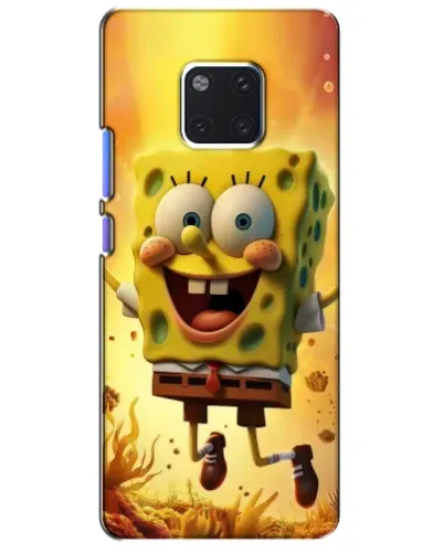 Чехол для Huawei Mate 20 Pro (LYA-L09, LYA-L29) с картинкой «Губка Боб прыгает» Чехол для Huawei Mate 20 Pro (LYA-L09, LYA-L29) с картинкой «Губка Боб прыгает»