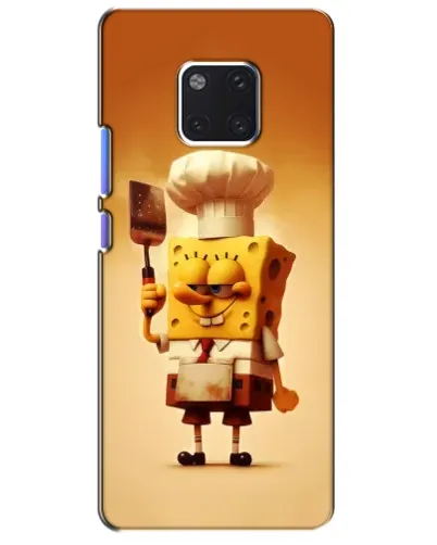 Чехол для Huawei Mate 20 Pro (LYA-L09, LYA-L29) с картинкой «Губка Боб повар» Чехол для Huawei Mate 20 Pro (LYA-L09, LYA-L29) с картинкой «Губка Боб повар»