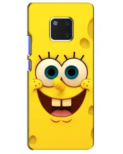 Чехол для Huawei Mate 20 Pro (LYA-L09, LYA-L29) с картинкой «Губка Боб улыбка»