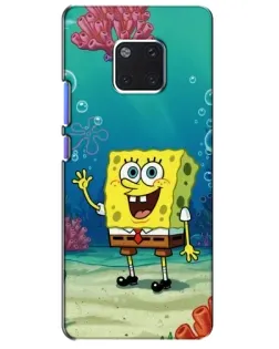 Чехол для Huawei Mate 20 Pro (LYA-L09, LYA-L29) с картинкой «Подводный привет»