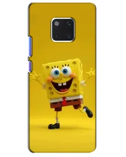 Чехол для Huawei Mate 20 Pro (LYA-L09, LYA-L29) с картинкой «Позитивный Губка Боб»