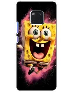 Чехол для Huawei Mate 20 Pro (LYA-L09, LYA-L29) с картинкой «Взрывной Спанч Боб»