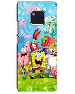 Чохол для Huawei Mate 20 Pro (LYA-L09, LYA-L29) з картинкою «Губка Боб та друзі» Чохол для Huawei Mate 20 Pro (LYA-L09, LYA-L29) з картинкою «Губка Боб та друзі»