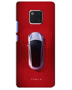 Чохол для Huawei Mate 20 Pro (LYA-L09, LYA-L29) з картинкою «Tesla Top View»