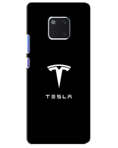 Чехол для Huawei Mate 20 Pro (LYA-L09, LYA-L29) с картинкой «Tesla White Logo» Чехол для Huawei Mate 20 Pro (LYA-L09, LYA-L29) с картинкой «Tesla White Logo»