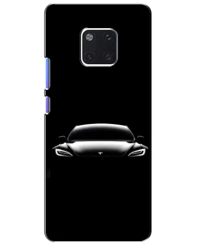 Чехол для Huawei Mate 20 Pro (LYA-L09, LYA-L29) с картинкой «Фары Tesla Night» Чехол для Huawei Mate 20 Pro (LYA-L09, LYA-L29) с картинкой «Фары Tesla Night»