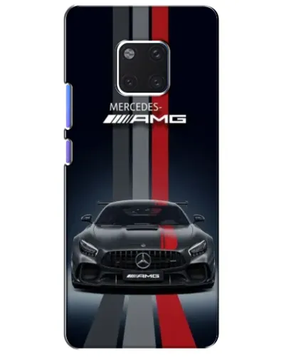 Чехол для Huawei Mate 20 Pro (LYA-L09, LYA-L29) с картинкой «Mercedes — белый карбон» Чехол для Huawei Mate 20 Pro (LYA-L09, LYA-L29) с картинкой «Mercedes — белый карбон»