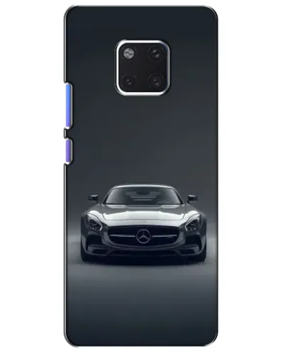 Чехол для Huawei Mate 20 Pro (LYA-L09, LYA-L29) с картинкой «Mercedes на черном» Чехол для Huawei Mate 20 Pro (LYA-L09, LYA-L29) с картинкой «Mercedes на черном»