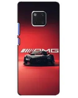 Чехол для Huawei Mate 20 Pro (LYA-L09, LYA-L29) с картинкой «Mercedes AMG — красная линия»