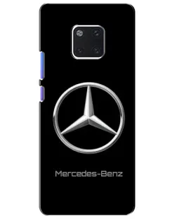 Чехол для Huawei Mate 20 Pro (LYA-L09, LYA-L29) с картинкой «Mercedes Silver Logo»