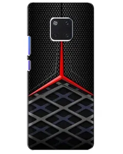 Чехол для Huawei Mate 20 Pro (LYA-L09, LYA-L29) с картинкой «Mercedes Carbon Grid»