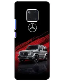 Чехол для Huawei Mate 20 Pro (LYA-L09, LYA-L29) с картинкой «Mercedes G-Class красный»