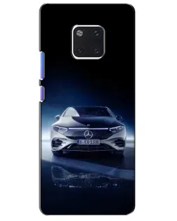 Чехол для Huawei Mate 20 Pro (LYA-L09, LYA-L29) с картинкой «Ночной Mercedes EQ»