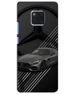 Чехол для Huawei Mate 20 Pro (LYA-L09, LYA-L29) с картинкой «Mercedes AMG — графика»