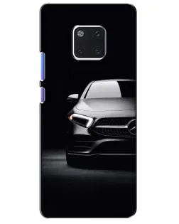 Чехол для Huawei Mate 20 Pro (LYA-L09, LYA-L29) с картинкой «Свет фар Mercedes»