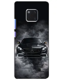 Чехол для Huawei Mate 20 Pro (LYA-L09, LYA-L29) с картинкой «Mercedes в дыму»