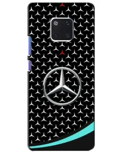 Чехол для Huawei Mate 20 Pro (LYA-L09, LYA-L29) с картинкой «Mercedes — бирюзовый акцент»