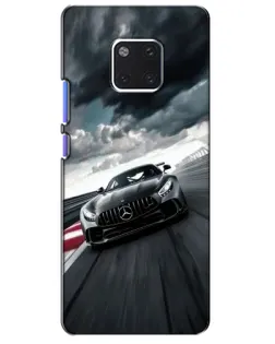 Чехол для Huawei Mate 20 Pro (LYA-L09, LYA-L29) с картинкой «Гоночный Mercedes AMG»