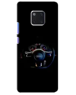 Чохол для Huawei Mate 20 Pro (LYA-L09, LYA-L29) з картинкою «Салон Audi — кермо»