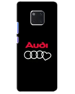 Чохол для Huawei Mate 20 Pro (LYA-L09, LYA-L29) з картинкою «Логотип Audi Heart»