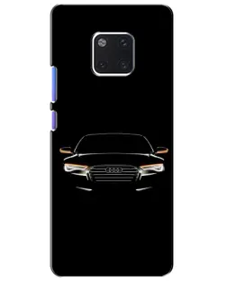 Чехол для Huawei Mate 20 Pro (LYA-L09, LYA-L29) с картинкой «Audi — ночной контур»
