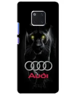Чехол для Huawei Mate 20 Pro (LYA-L09, LYA-L29) с картинкой «Пантера и Audi»