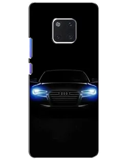 Чехол для Huawei Mate 20 Pro (LYA-L09, LYA-L29) с картинкой «Audi в неоне»