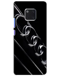 Чехол для Huawei Mate 20 Pro (LYA-L09, LYA-L29) с картинкой «Audi — абстрактные кольца»