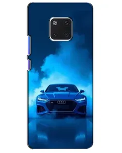 Чехол для Huawei Mate 20 Pro (LYA-L09, LYA-L29) с картинкой «Audi — голубая энергия»
