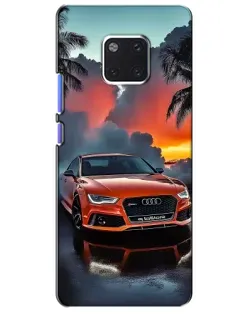 Чехол для Huawei Mate 20 Pro (LYA-L09, LYA-L29) с картинкой «Audi — закат»