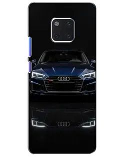 Чехол для Huawei Mate 20 Pro (LYA-L09, LYA-L29) с картинкой «Audi — ночное отражение»