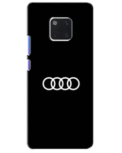 Чехол для Huawei Mate 20 Pro (LYA-L09, LYA-L29) с картинкой «Audi White Logo»