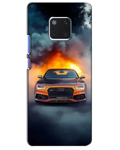 Чехол для Huawei Mate 20 Pro (LYA-L09, LYA-L29) с картинкой «Audi в огненном дыму» Чехол для Huawei Mate 20 Pro (LYA-L09, LYA-L29) с картинкой «Audi в огненном дыму»