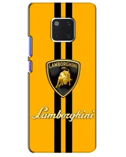 Чохол для Huawei Mate 20 Pro (LYA-L09, LYA-L29) з картинкою «Lamborghini Stripe жовтий»