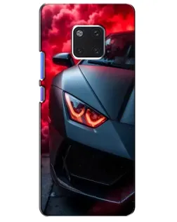 Чохол для Huawei Mate 20 Pro (LYA-L09, LYA-L29) з картинкою «Lamborghini червоне сяйво»