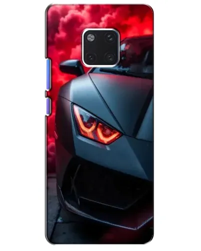 Чехол для Huawei Mate 20 Pro (LYA-L09, LYA-L29) с картинкой «Lamborghini красное сияние»