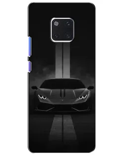 Чехол для Huawei Mate 20 Pro (LYA-L09, LYA-L29) с картинкой «Lamborghini симметрия дорог»