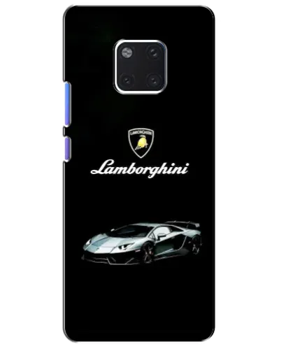 Чехол для Huawei Mate 20 Pro (LYA-L09, LYA-L29) с картинкой «Логотип Lamborghini классика»