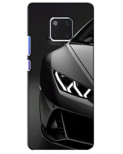 Чехол для Huawei Mate 20 Pro (LYA-L09, LYA-L29) с картинкой «Lamborghini фары детализация»