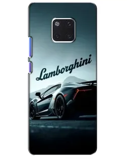 Чехол для Huawei Mate 20 Pro (LYA-L09, LYA-L29) с картинкой «Классическая надпись Lamborghini»