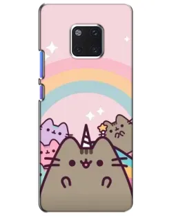 Чехол для Huawei Mate 20 Pro (LYA-L09, LYA-L29) с картинкой «Единорог Pusheen»