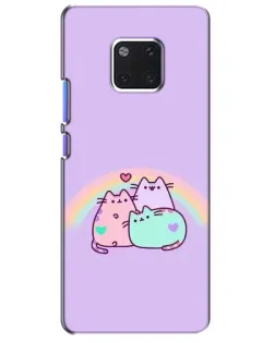 Чехол для Huawei Mate 20 Pro (LYA-L09, LYA-L29) с картинкой «Радужные Пушины»