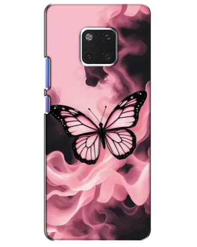 Чехол для Huawei Mate 20 Pro (LYA-L09, LYA-L29) с картинкой «Бабочка в дыму» Чехол для Huawei Mate 20 Pro (LYA-L09, LYA-L29) с картинкой «Бабочка в дыму»