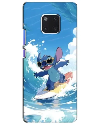 Чехол для Huawei Mate 20 Pro (LYA-L09, LYA-L29) с картинкой «Стич на волне»