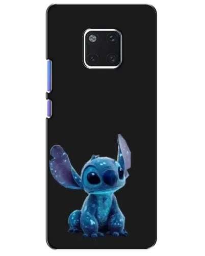 Чехол для Huawei Mate 20 Pro (LYA-L09, LYA-L29) с картинкой «Стич на черном»